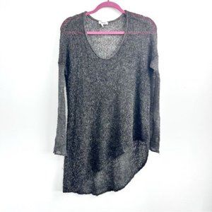 Helmut Lang Mesh Knit Asymmetrical Sweater